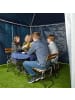 relaxdays 3 x Pavillon-Seitenteile in Dunkelblau - 2 x 3 m