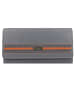 mano Don Leonardo Geldbörse RFID Leder 18 cm grau