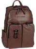 Piquadro Rucksack / Backpack Harper Backpack 3869 RFID in Testa di moro