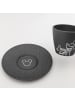Villeroy & Boch 6er Set Kaffee-Untertassen Manufacture Rock - Mickey Mouse ø 15,4 cm schwarz in schwarz