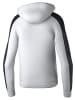 erima Kinder Kapuzensweat in weiss/schwarz
