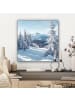 MuchoWow Leinwand bilder Schneelandschaft (BxH)