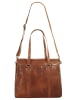 SPIKES & SPARROW Shopper in cognac