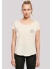 F4NT4STIC Long Cut T-Shirt Weihnachtstasse in Whitesand