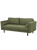 Beliani 3-Sitzer Sofa NURMO in Grün/Braun - (W) 177 x (H) 78 x (L) 74 cm