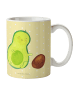 Mr. & Mrs. Panda Kindertasse Avocado Kern rollt ohne Spruch in Gelb Pastell