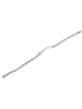 Adeliás Damen Armband – Panzerarmband aus Edelstahl 18 cm in silber