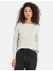 TAIFUN Pullover Langarm Rundhals in Light Creme