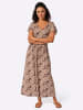 WITT WEIDEN Jerseykleid in papaya-ecru-bedruckt