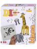 Hama Geschenkpackung 3D Safari Midi-Bügelperlen in bunt