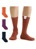 von Jungfeld Classic Socken Herbstfarben in Brick Red