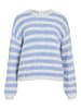Vila Strickpullover in Light Grey Melange