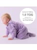 Schlummersack Schlafsack mit Füßen, umklappbaren Bündchen und Ärmeln, 1.0 TOG in Lavendel