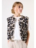 Garcia Wendeweste Leoprint/Teddyfell in soft teddy