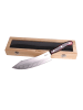 Stoneline Chefmesser 33,2 cm, in edler Aufbewahrungsbox aus Holz in Rot