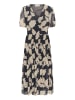 Soaked in Luxury Jerseykleid SLAldora Feminine Form in Navy Leaf Print