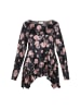 Usha Women Blouse in black multicolor