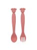 Disney Minnie Mouse Disney Minnie Mouse Kinderbesteck Set 2-teilig – Löffel & Gabel in Rosa