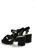 Tamaris WIDE FIT Sandalette in BLACK SUEDE
