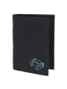 oxmox New Cryptan Geldbörse RFID Schutz 10 cm in schwarz-crab 2.0 cyan