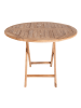 ebuy24 Gartentisch Oline Holz 100 x 100 cm