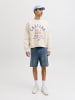 Jack & Jones Loose Fit Shorts in Blue Denim 1