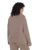 Ulla Popken Sweatshirt in blassbraun