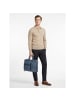 DuDu Pocket Aktentasche Leder 36 cm Laptopfach denim blue