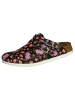 Birkenstock Pantoletten Kay SL Blooming Roses in schwarz