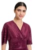 Vera Mont Cocktailkleid im Glitzer-Look in Rot/Grau