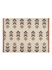 Beliani Kelim NIAVAN in Beige/Schwarz - (W) 200 x (L) 300 cm