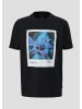 QS T-Shirt in 99D0_schwarz
