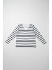 Shape Of You Blouse in Schwarz-Weiß