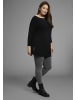 Laura Scott Longpullover in schwarz