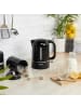 Salter Elektrischer Wasserkocher 3000 W, 1,7 l in Schwarz, 24 cm