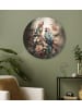 OnlyWow Rundes Wandbild Baltimorefarben