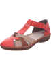 rieker Halbschuhe in rosso/beige/cayenne