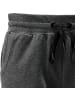 Erwin Müller Interlock-Jersey Freizeithose, lang in anthrazit meliert-schwarz