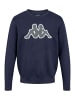 Kappa Sweatshirt KMLogo Airvit in blue marine-grey charcoal