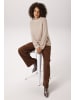 Aniston CASUAL Strickpullover in puderrosa-wollweiß