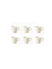 Villeroy & Boch 6er Set Espressotasse Manufacture Rock in 60 ml in weiß