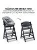Hauck Alpha Plus 4-tlg. Newborn Set - Hochstuhl in schwarz,grau