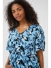 Kaffe Kleid KAjessi Loose fit in Blue Graphic Flower