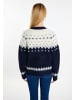 usha BLUE LABEL Strickcardigan in Marine Mehrfarbig