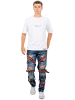 Cipo & Baxx Herren Regular Fit Jeans Stonewashed in Blue