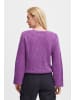 Pulz Strickpullover PZIRIS Regular fit in Bright Purple Melange