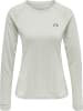 Newline T-Shirt L/S Women Running L/S in OYSTER MUSHROOM MELANGE