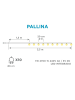 Licht-Trend LED Kugel-Girlande Pallina IP44 in Braun