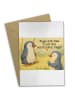 Mr. & Mrs. Panda Grußkarte Pinguin Oma Design mit Spruch in Weiß