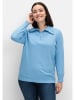 sheego Pullover in himmelblau